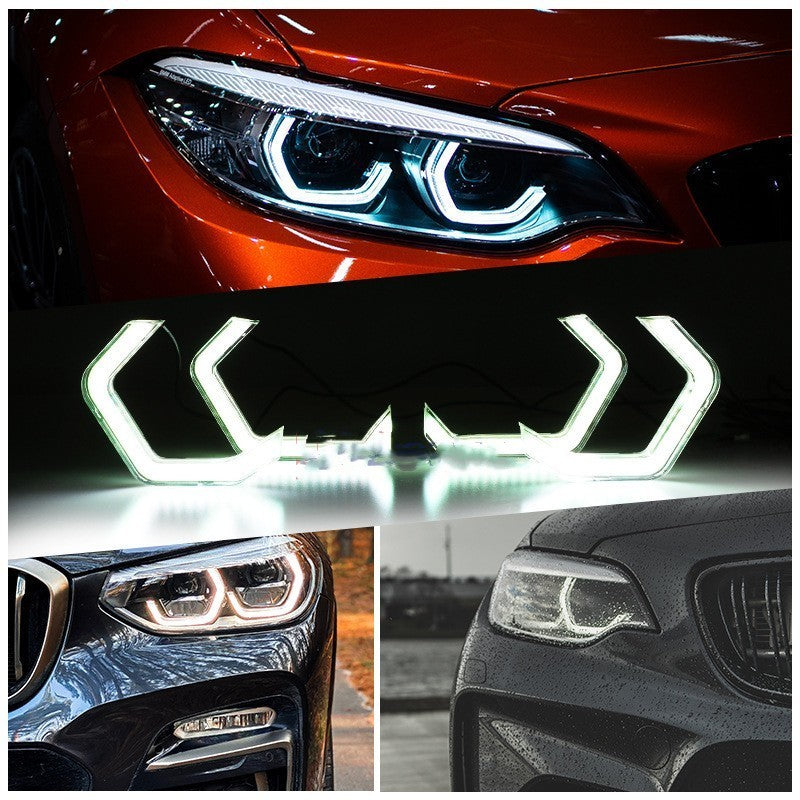 Suitable For BMW Bmw335i F30 F32 M3 M4 F82 F80 M5 E90 Crystal Angel Eye Rgb Bluetooth