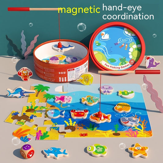 Children's Educational Magnetic Ocean Fishing Toys