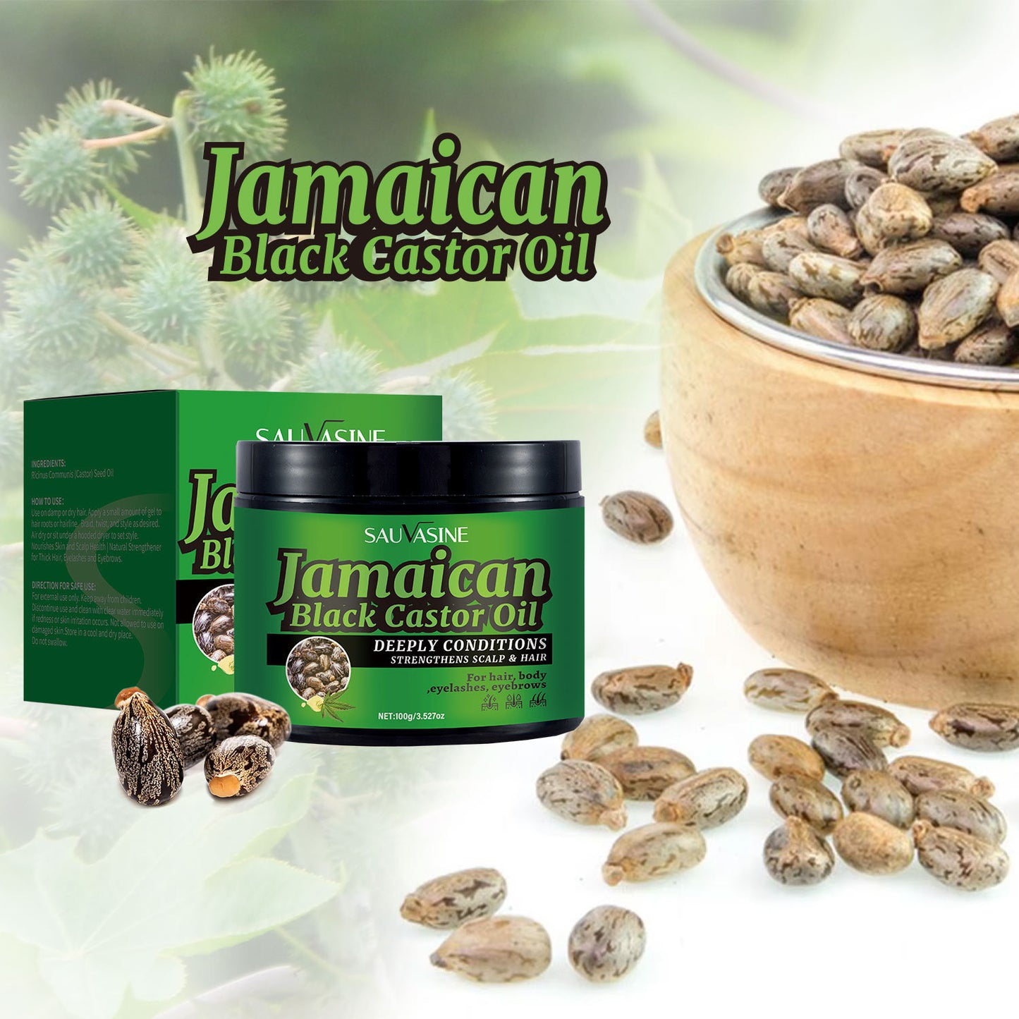 Black Castor Oil Solid Care