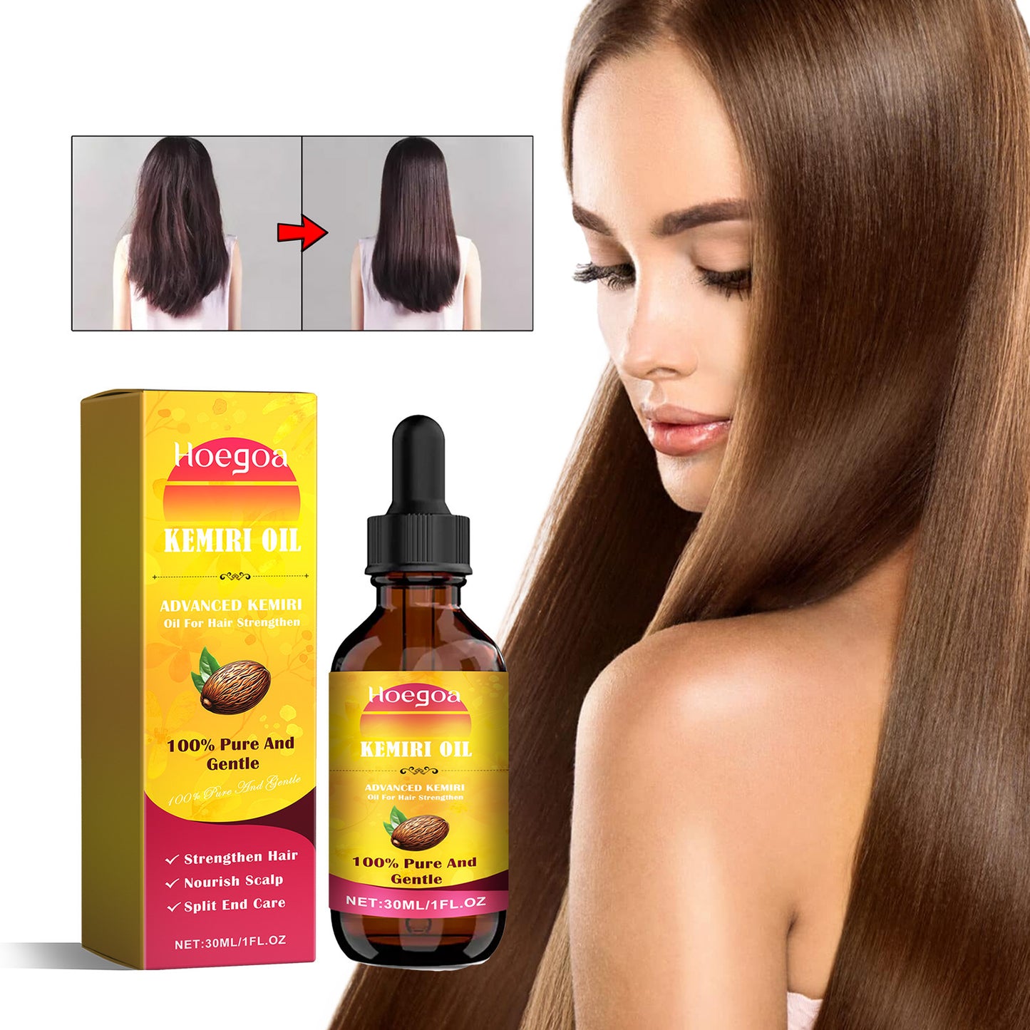 Plant Hair Care Essential Oil Moisturizing