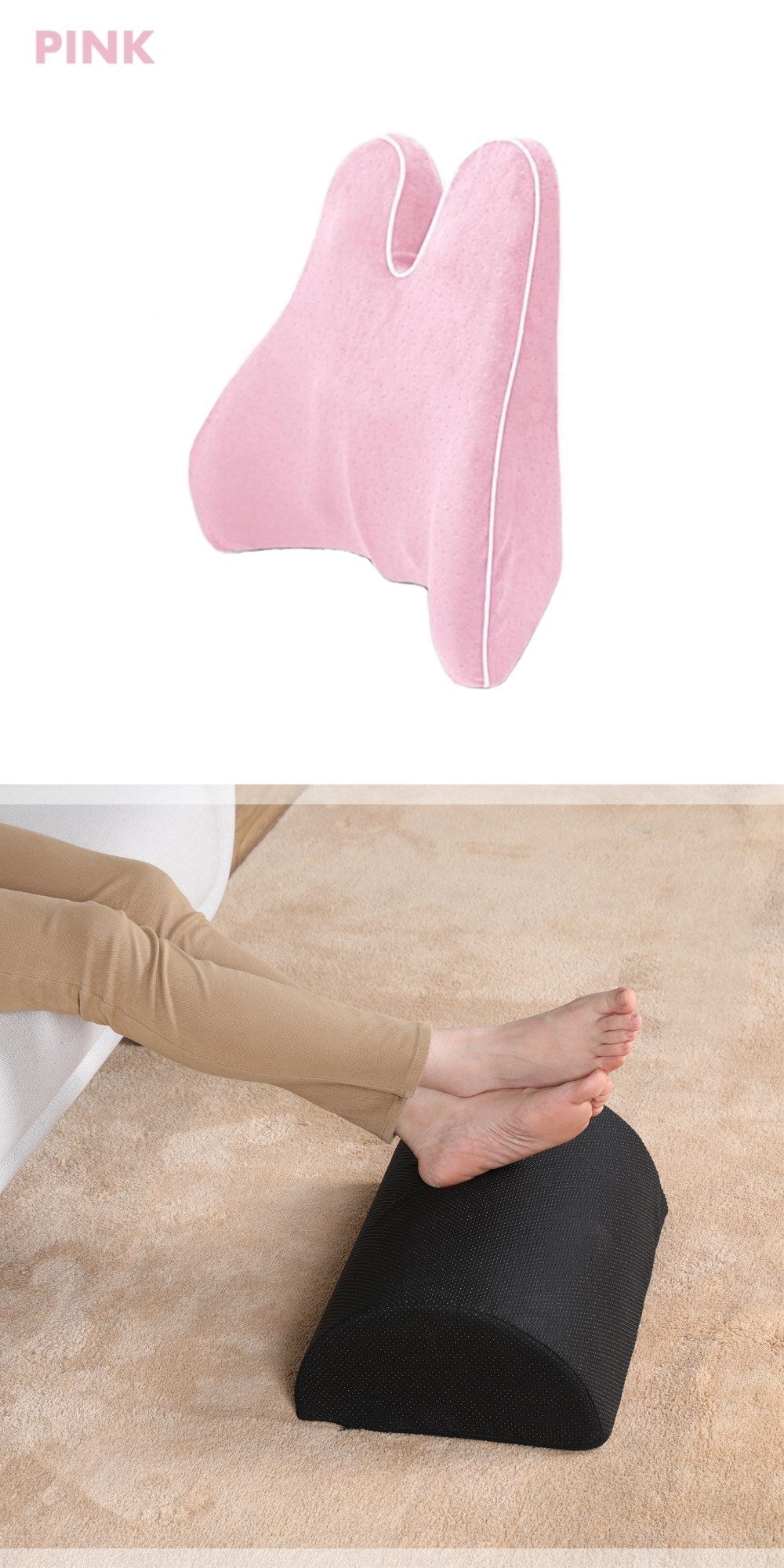 Memory Foam Waist Lumbar Side Support Pillow Spine Coccyx Protect Orthopedic Car Seat Office Sofa Chair Back Cushion