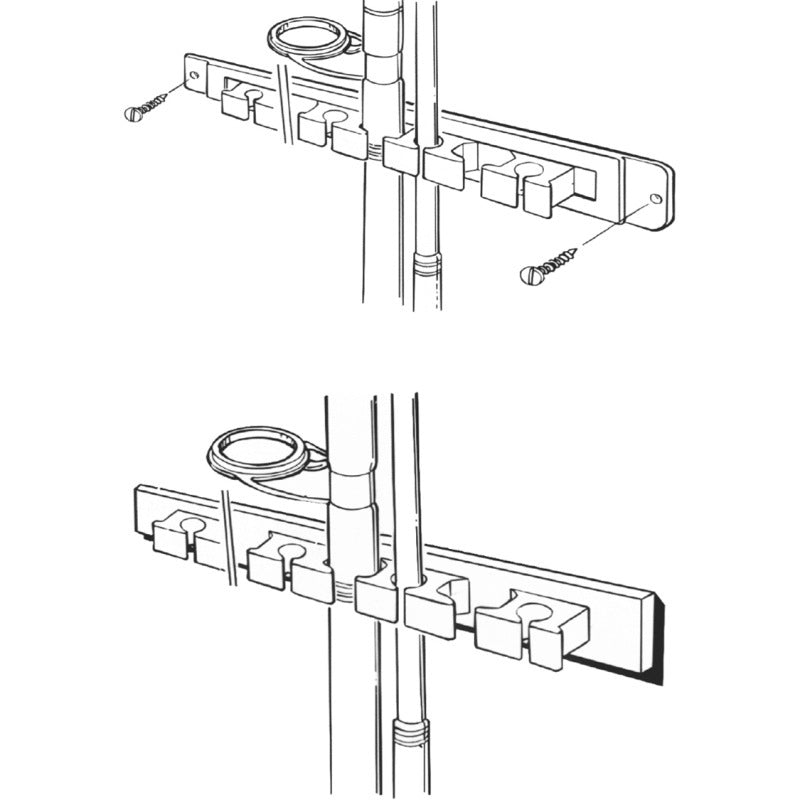 Hanging Fishing Rod Holder, Storage Fishing Rack, Wall-mounted Fishing Rod