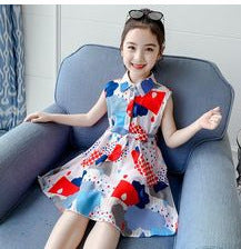 Western Style Summer Skirt Children's Summer Chiffon Princess Dress