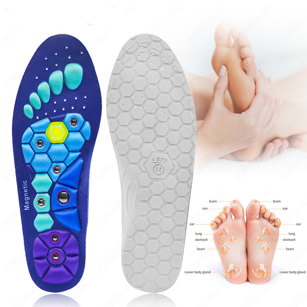 Medical Magnetic Insole Therapy Sports Insoles Orthopedic Insoles Massage Foot Weight Loss Slimming Acupressure Anti-fatigue Health Care Shoe Pads