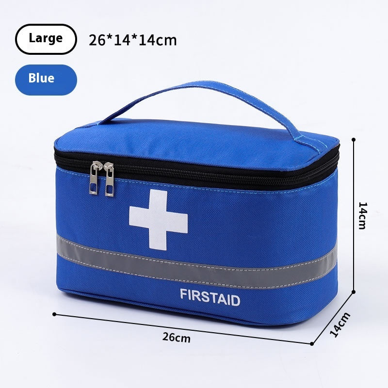 Portable First Aid Kits Family Pack Large Travel Medicine Medicine Storage Box Small