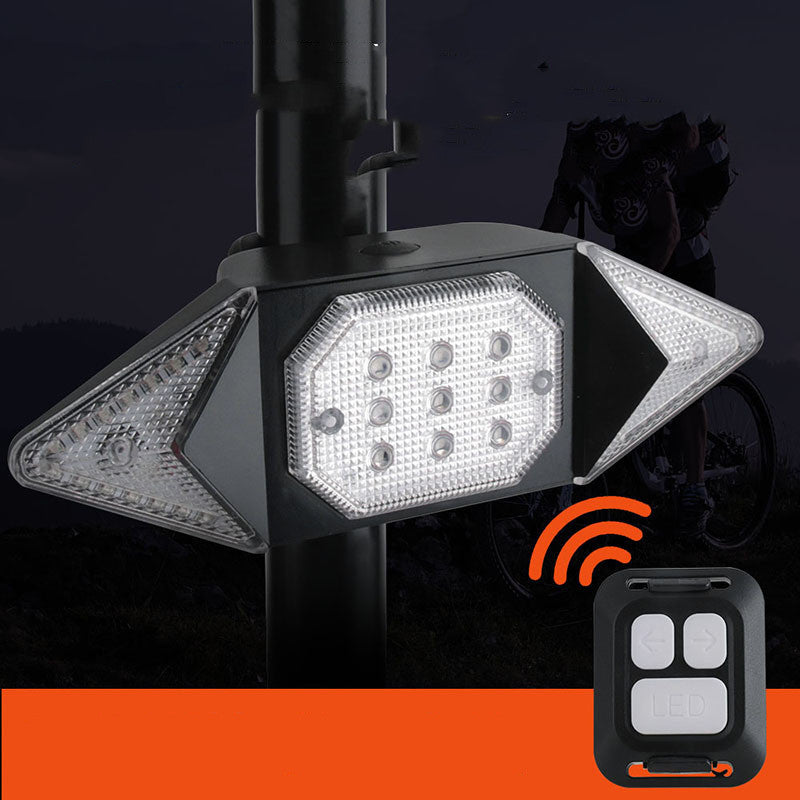 USB Rechargeable Bicycle Turn Signal Mountain Bike Riding Light