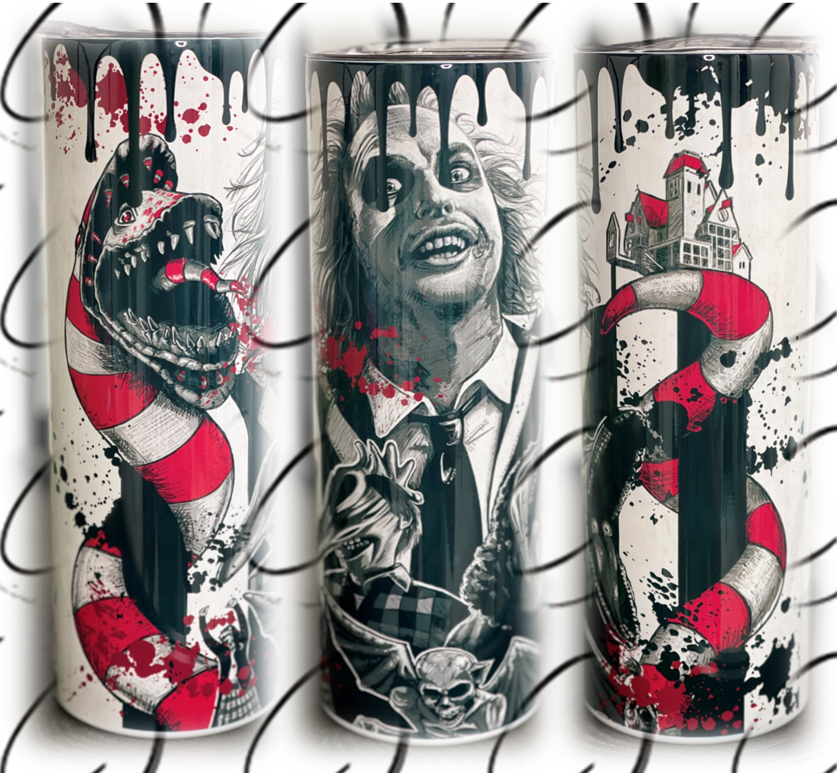 Beetlejuice 20oz Skinny Tumbler