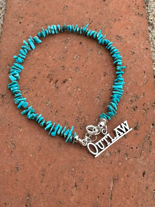 Sterling Silver “OUTLAW” Charm