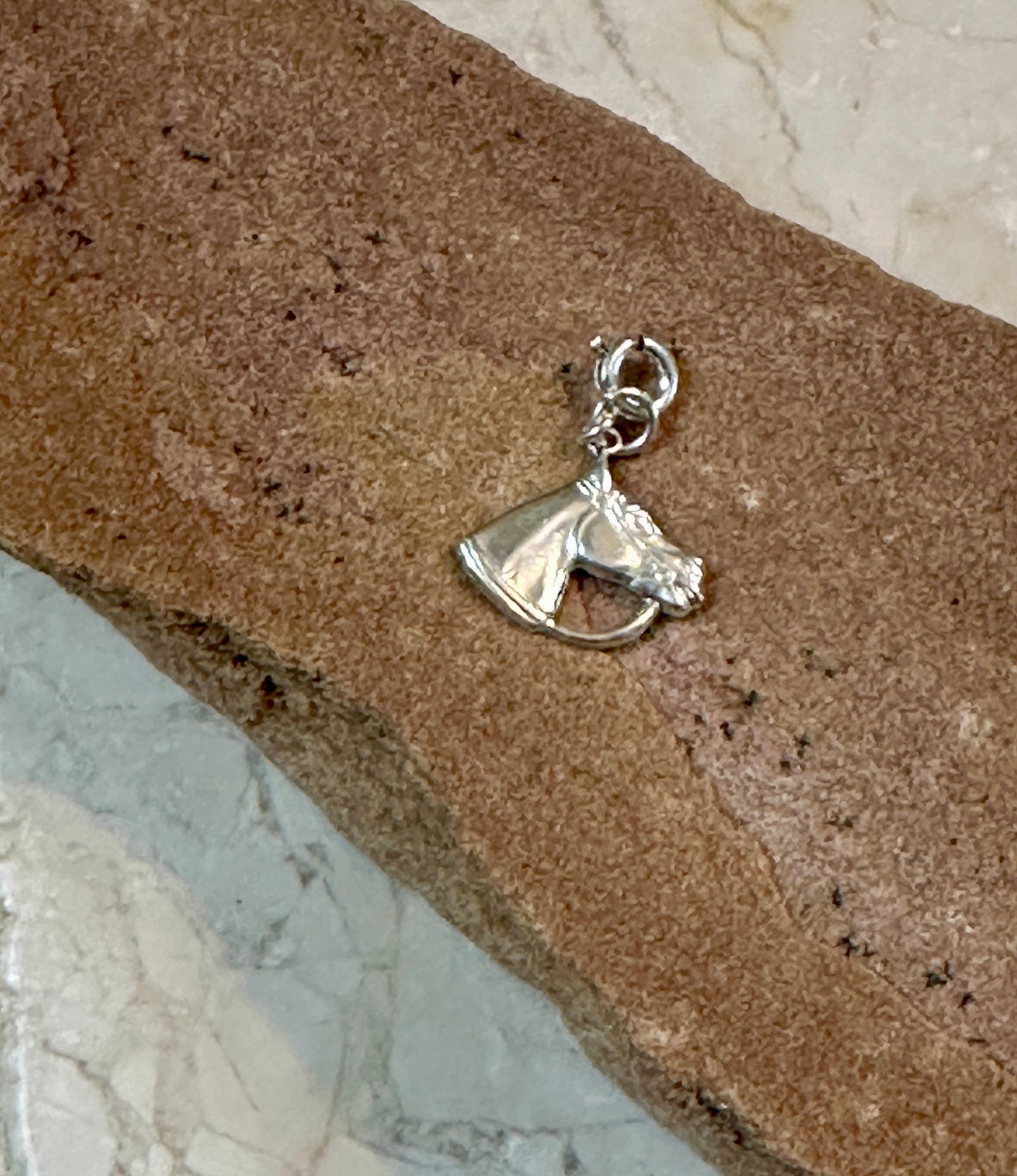 Sterling Silver Horse Head Charm