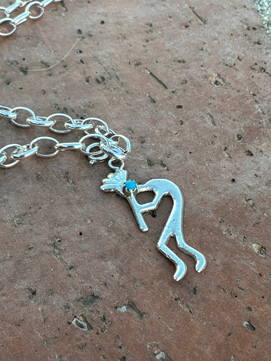 Handcrafted Sterling Silver Kokopelli Charm