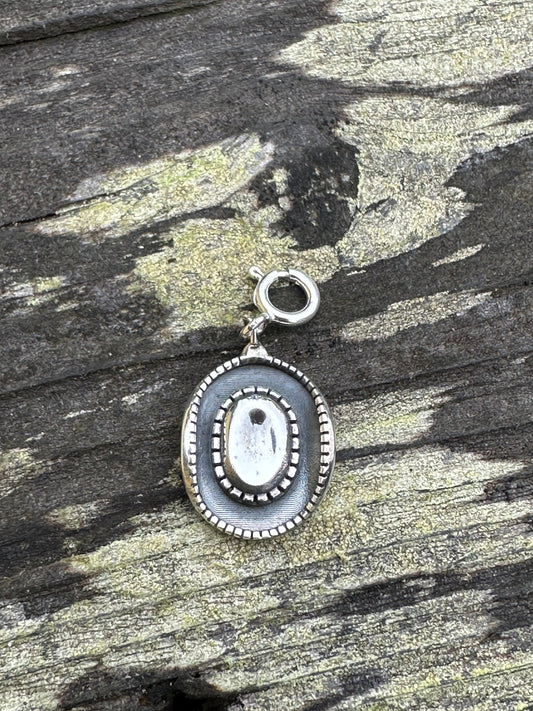 Sterling Silver Cowboy Hat Charm