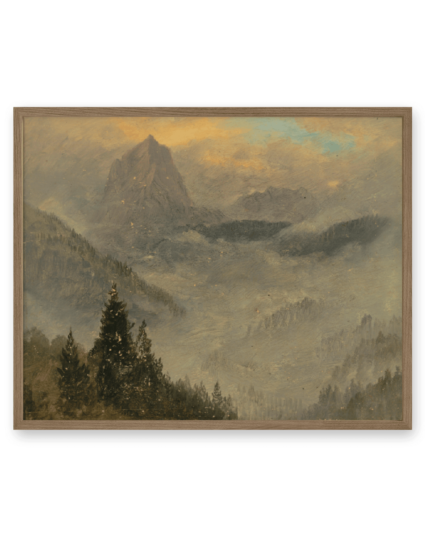 Winter Mountain Range