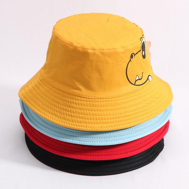 Lovely Baby Hat Soft Cotton Bucket Hat For Baby Boys and Girls Cartoon Bear Star Prints Cap Kids Fishing Hat
