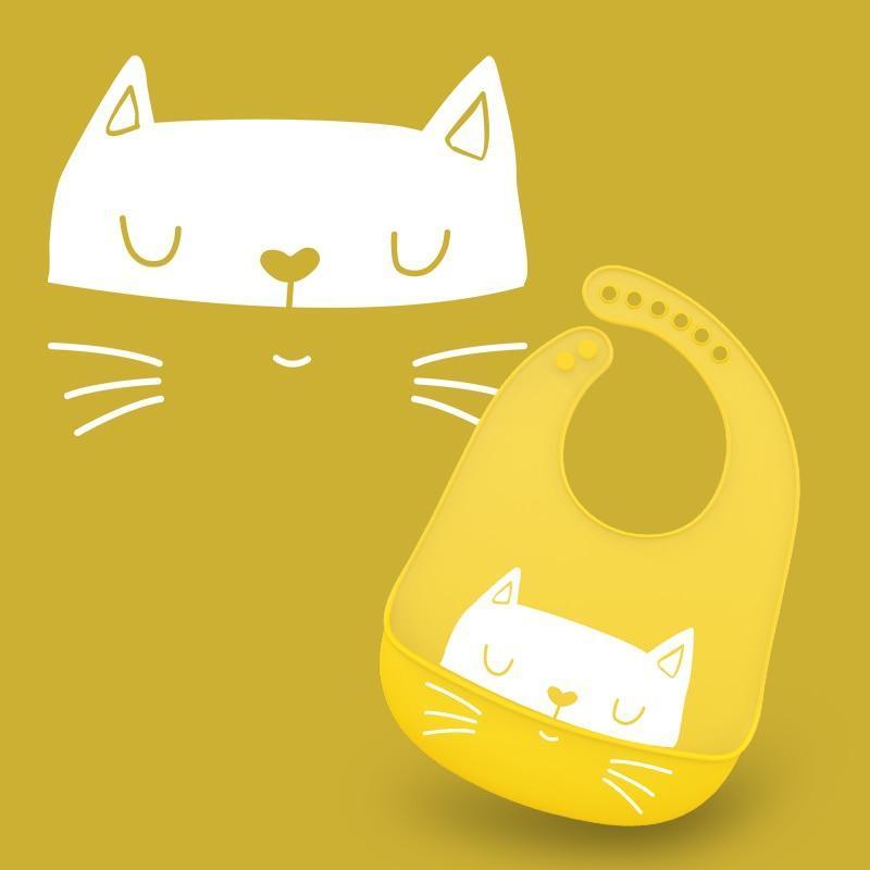 Adjustable Oil-proof  Food Grade Silicone Drool bib Soft And Comfortable Saliva Towel Lunch Baby Bib For Babies and Kids