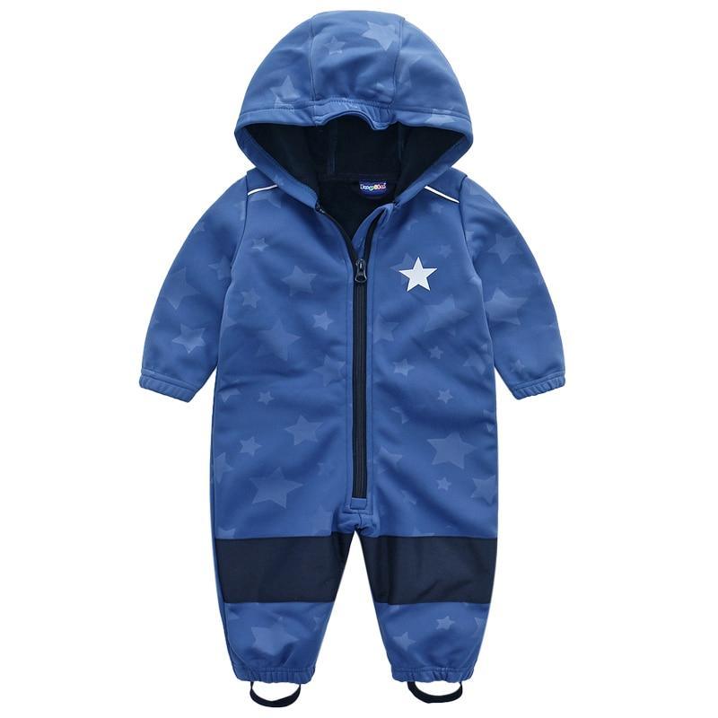 Modern Designer Ski suit For Children Soft Shell Outdoor Jacket Waterproof  Fleece Lining Jumpsuit For Boys and Girls In Modern Colorful Design