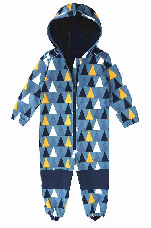 Modern Designer Ski suit For Children Soft Shell Outdoor Jacket Waterproof  Fleece Lining Jumpsuit For Boys and Girls In Modern Colorful Design