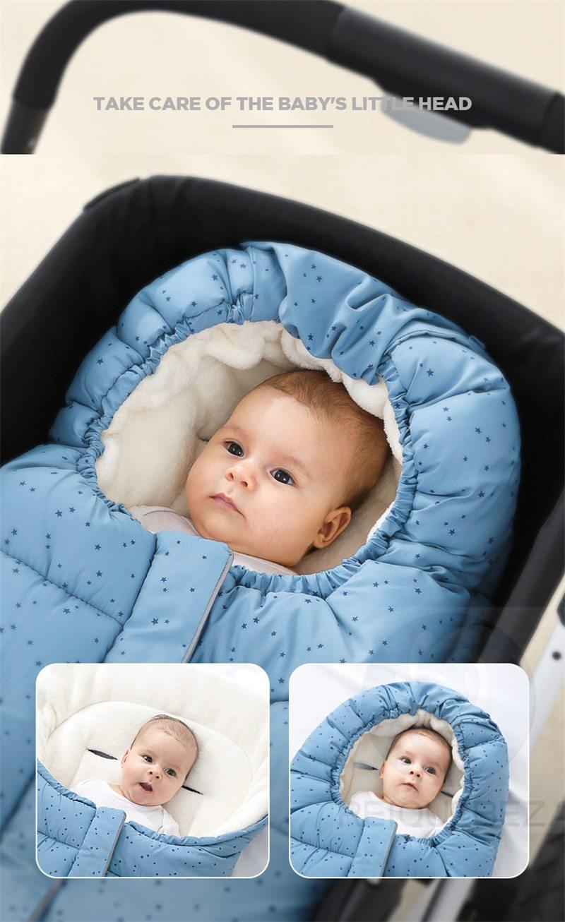 Newborn Winter Warm Baby Sleeping Bag Sleep sack For Stroller for Baby Sleep Sack Thickening Dual-use  For Baby Kids