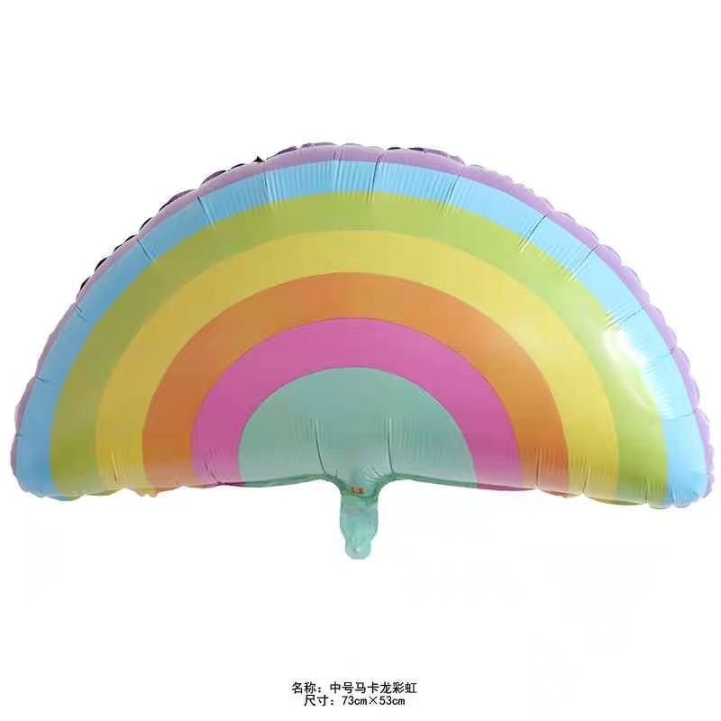 Big Popular Decorations Ballons in Donuts Lip Stick Ice Cream and Rainbow Style Balloons For Kids  Baby and Birthday Decorations Inflatable Helium