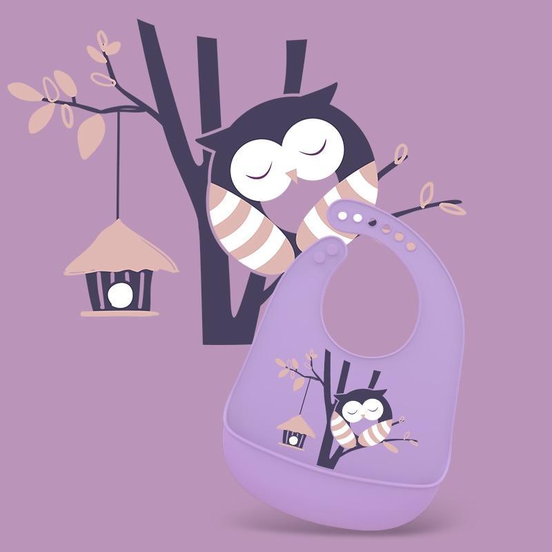 Adjustable Oil-proof  Food Grade Silicone Drool bib Soft And Comfortable Saliva Towel Lunch Baby Bib For Babies and Kids