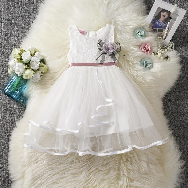 Luxury Toddler Girl Baby Clothing Dresses For 1 Year Birthday Christening Lace Girls Tulle  Infant Party Cake Smash Outfit Dress for Girls 1-6 Years