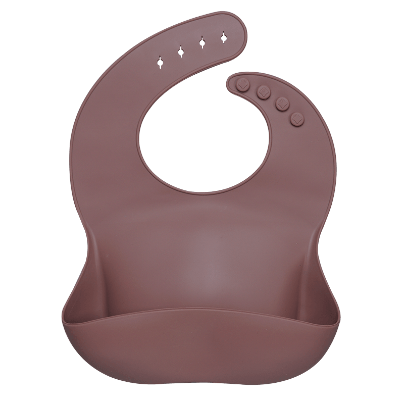 Silicon Breastplate Baby Bib Waterproof Solid Infant Bandana Bibs Newborn Feeding Burp Cloth Bib For Kids