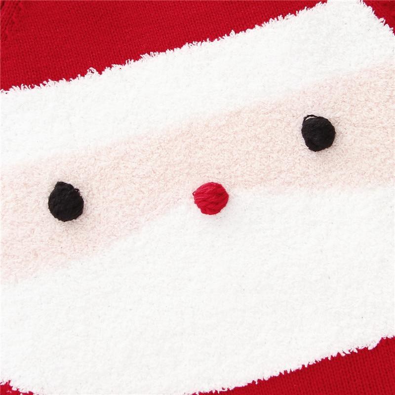 0-24M Newborn Baby Boy Girl Rompers Christmas Costumes Long Sleeve Red Santa Claus Jumpsuit For Kids