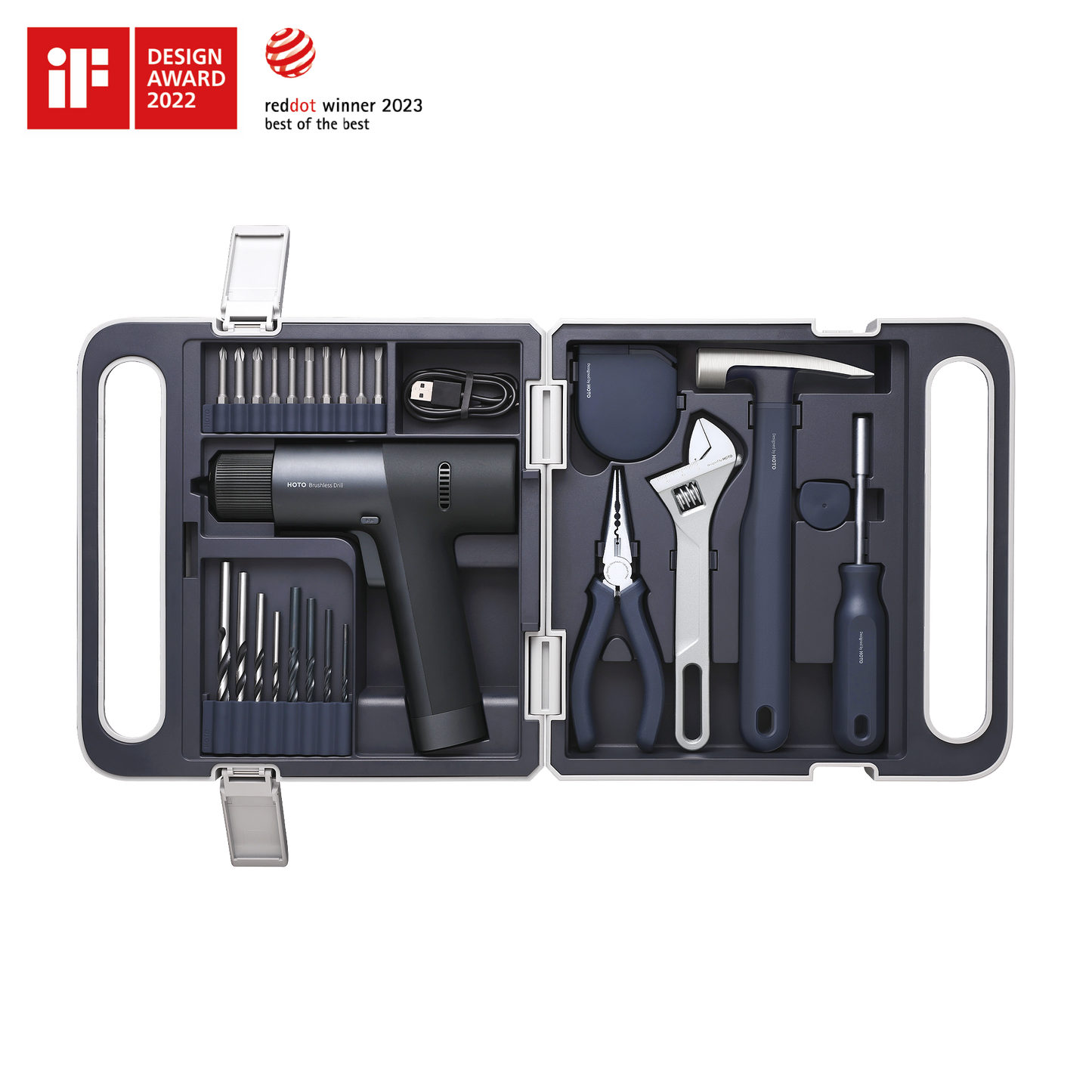 12V Brushless Drill Tool Set