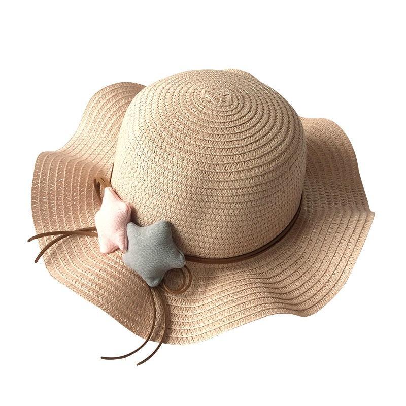 Girls Hats Children Raw Edge Straw Hat For Girls Kids Sun Cap Girls  Hat Baby Beach Caps In leegant Modern Design