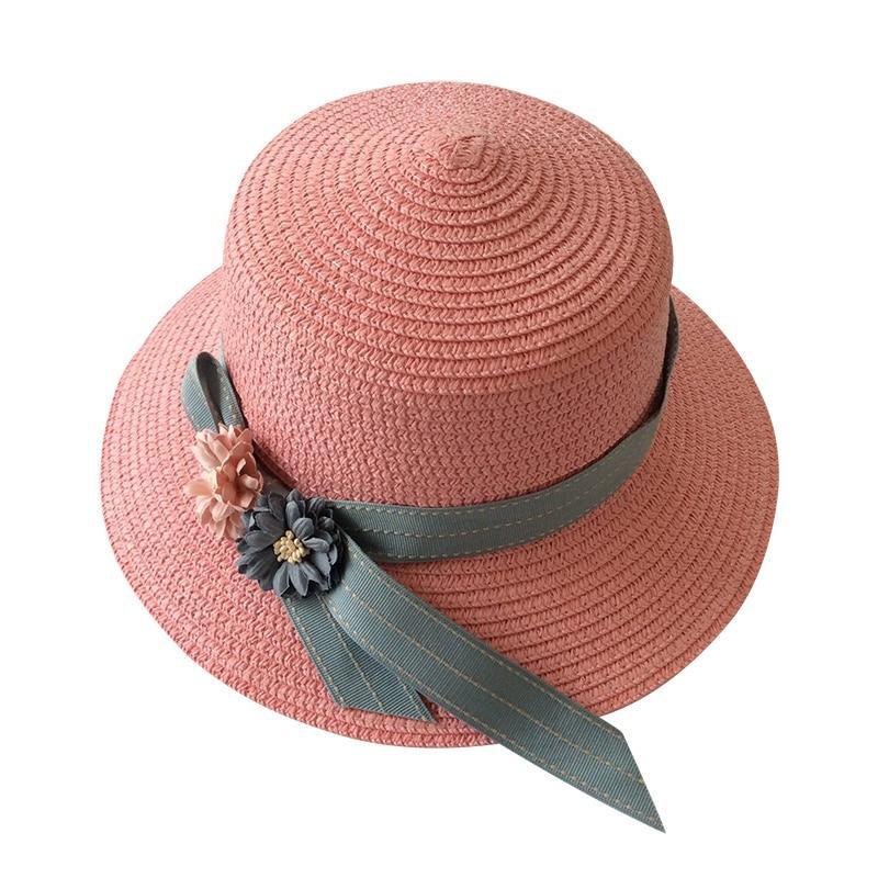 Girls Hats Children Raw Edge Straw Hat For Girls Kids Sun Cap Girls  Hat Baby Beach Caps In leegant Modern Design