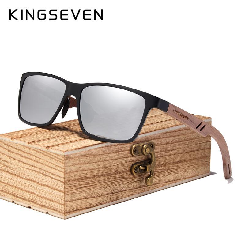 Luxury  Bamboo Wood Design Polarized Elegant High Quality Men Sunglasses Mirror Lens Handmade Fashion UV400 Eyewear Accessories