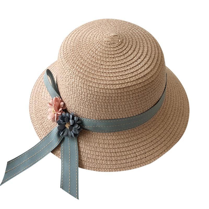 Girls Hats Children Raw Edge Straw Hat For Girls Kids Sun Cap Girls  Hat Baby Beach Caps In leegant Modern Design