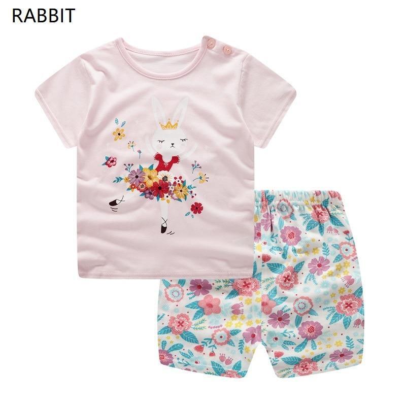Modern Baby Short Sleeve Clothing Set For Boys And Girls Cotton Underwear SuitSummer Pajamas for Kids