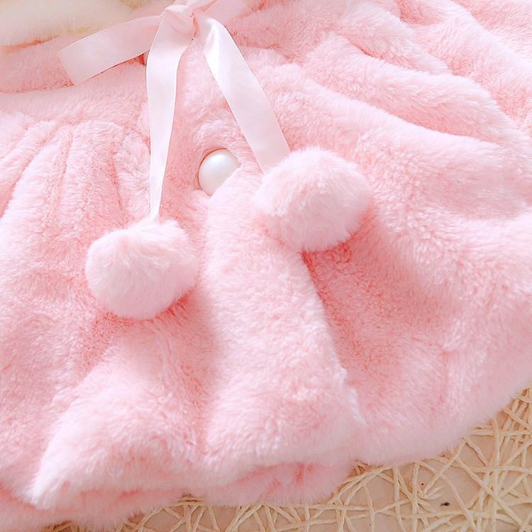 Baby Girls Coat Winter Spring Baby Girls Princess Coat Jacket Rabbit Ear Hoodie Casual Outerwear For Girl Infants Clothing Jacket Luxury Style