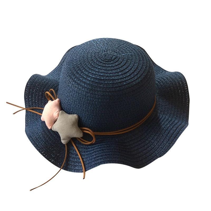 Girls Hats Children Raw Edge Straw Hat For Girls Kids Sun Cap Girls  Hat Baby Beach Caps In leegant Modern Design
