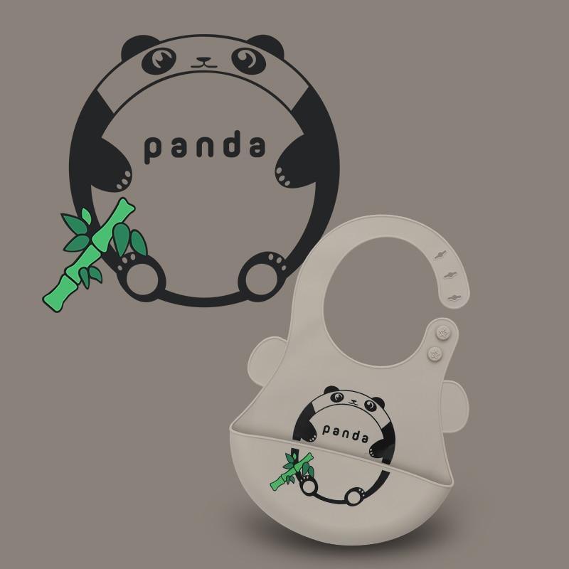 Adjustable Oil-proof  Food Grade Silicone Drool bib Soft And Comfortable Saliva Towel Lunch Baby Bib For Babies and Kids