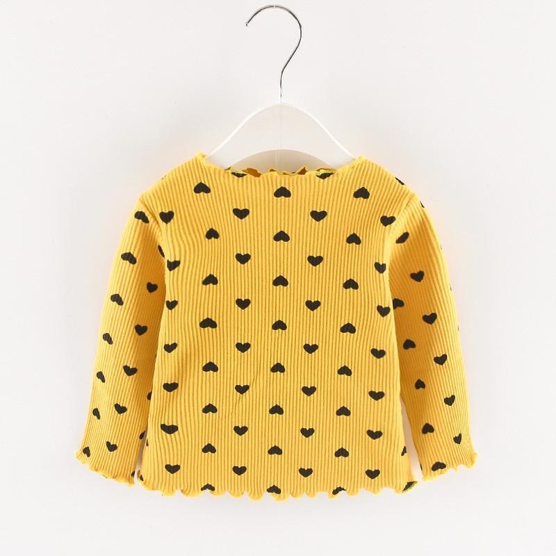 Modern Girls Clothes Sets Cotton Long Sleeves Dot T-shirt and Cat Strap Dress 2Pcs Baby Clothing Dress For Girls and Babies from 6-24months and Girls 3-4years