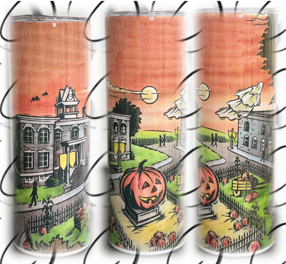 Halloweentown 20oz Skinny Tumbler