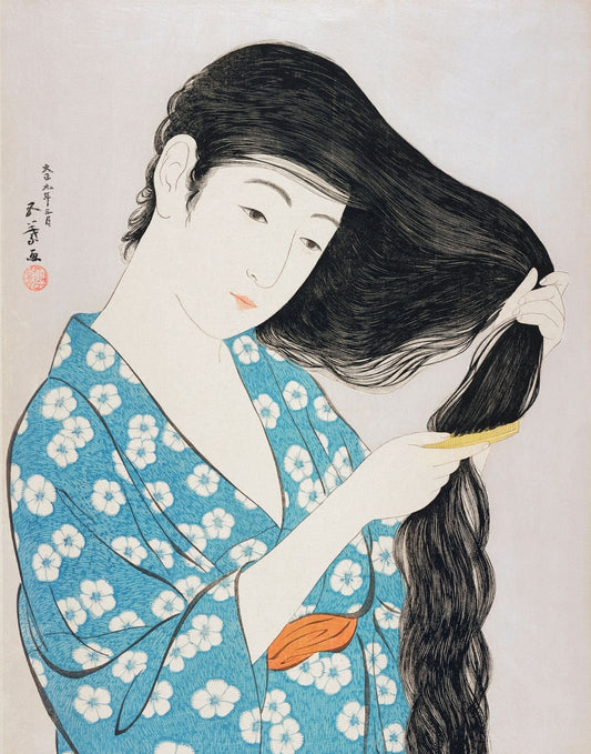 Hashaguchi - Brushing Hair P1