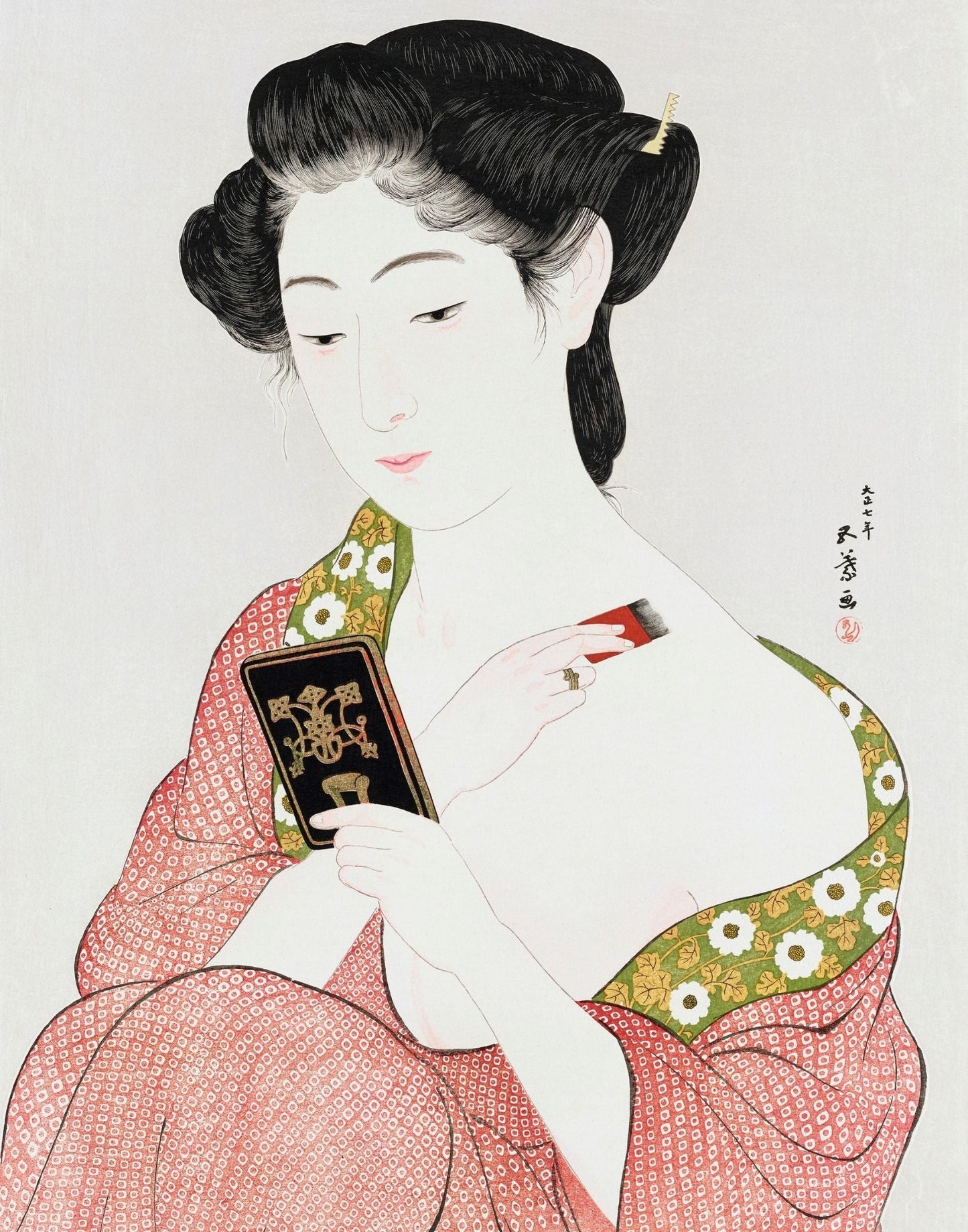 Hashaguchi - Brushing Hair P2