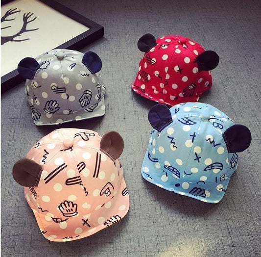 Baby Sun Hat Cotton Cartoon Baby Summer Cap Infant Soft Baseball Cap For Girls And Boy