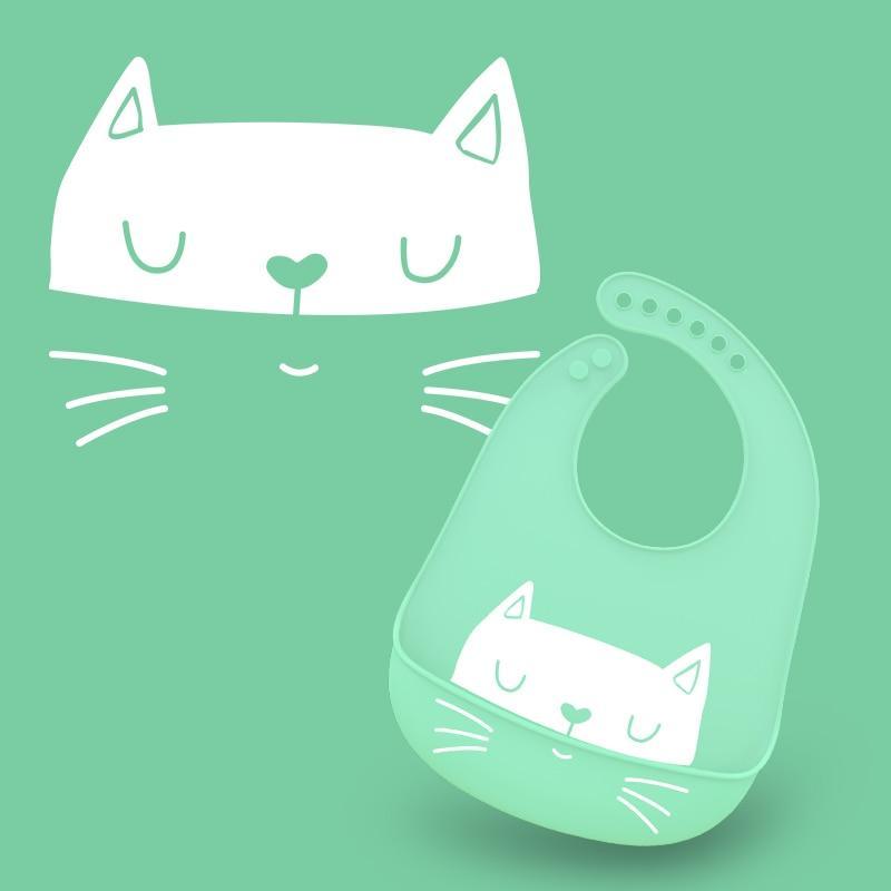 Adjustable Oil-proof  Food Grade Silicone Drool bib Soft And Comfortable Saliva Towel Lunch Baby Bib For Babies and Kids