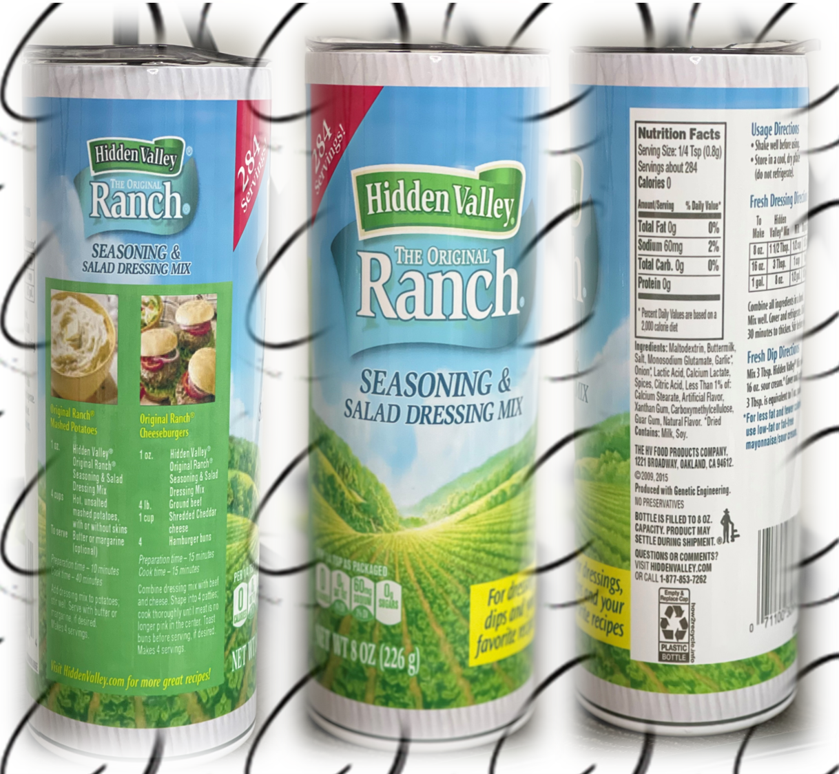 Hidden Valley Ranch 20oz Skinny Tumbler