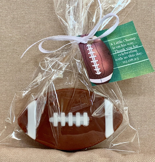 10 Football Soap Favors (3D)
