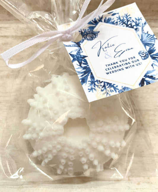 10 Sea Urchin Soap Party Favors