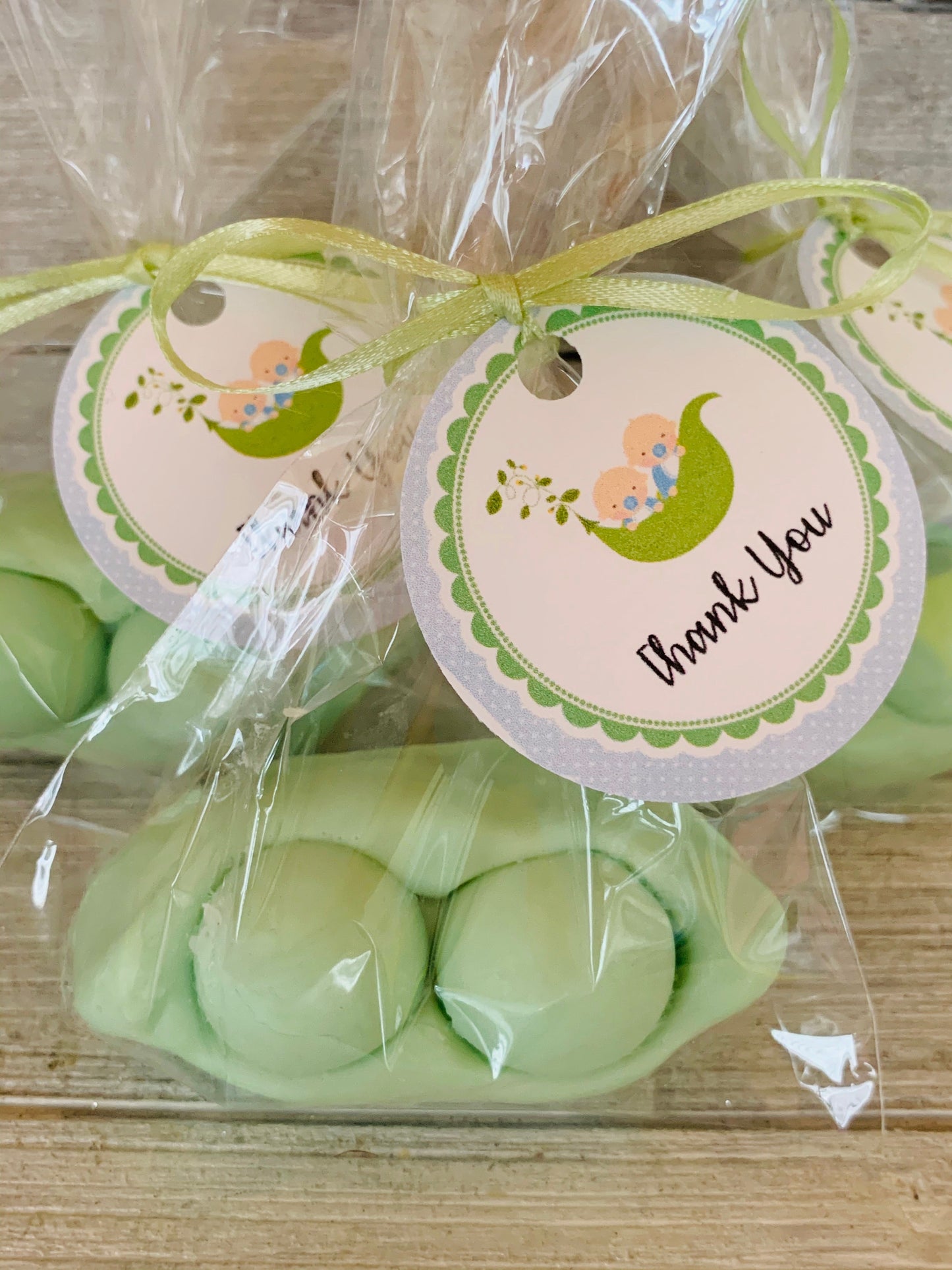 10 Peas in a Pod Soap Party Favors for a boy