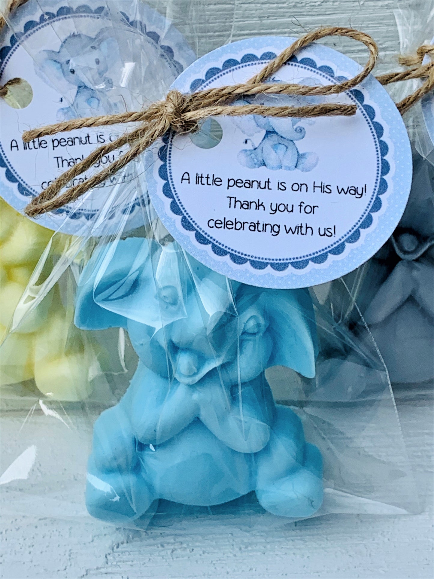 10 Elephant Soap Boy Party Favors