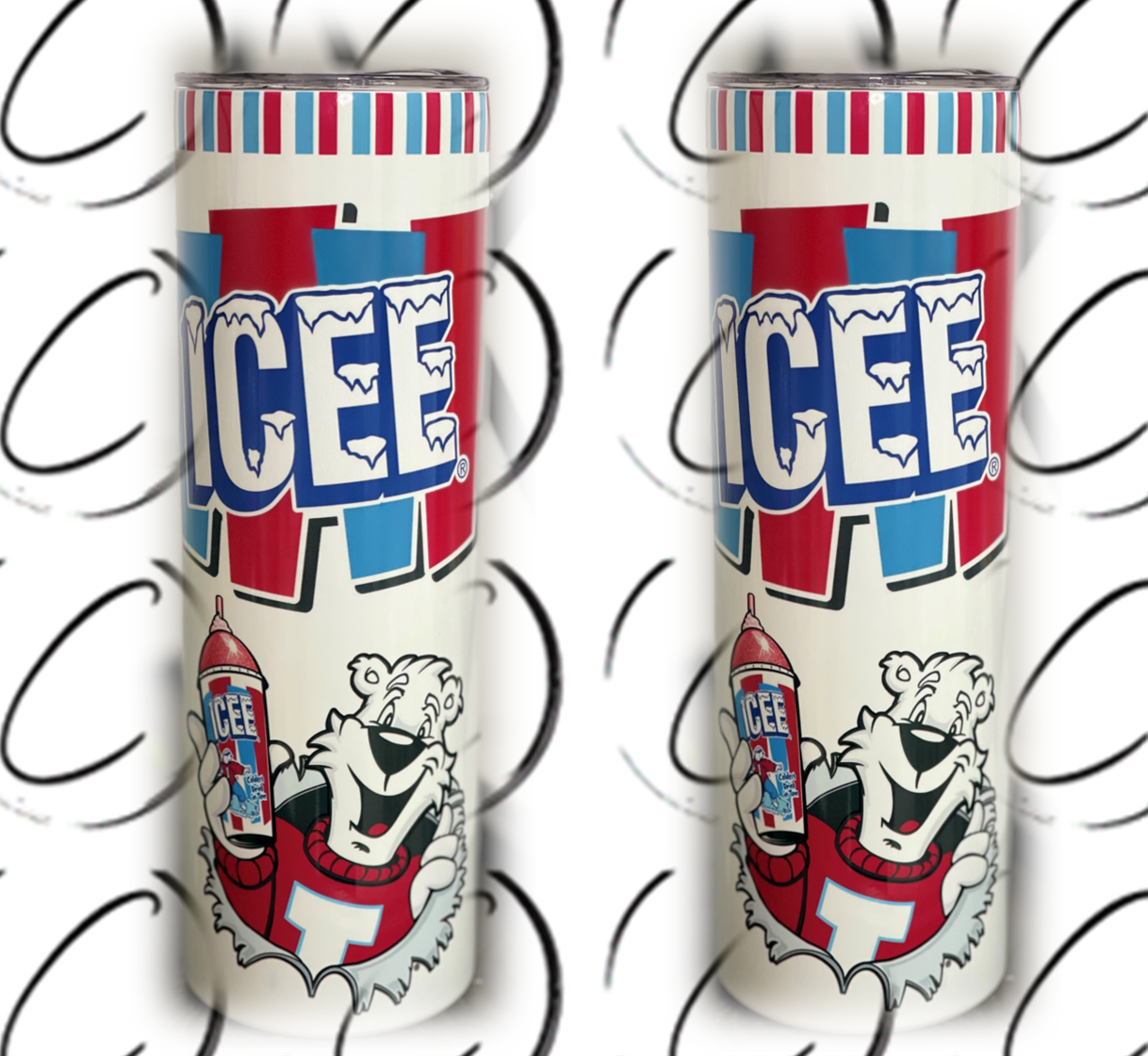 Icee 20oz UV Blue Skinny Tumbler