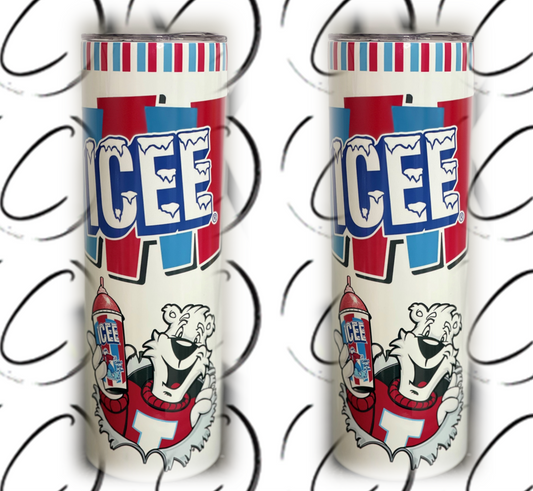 Icee 20oz UV Blue Skinny Tumbler