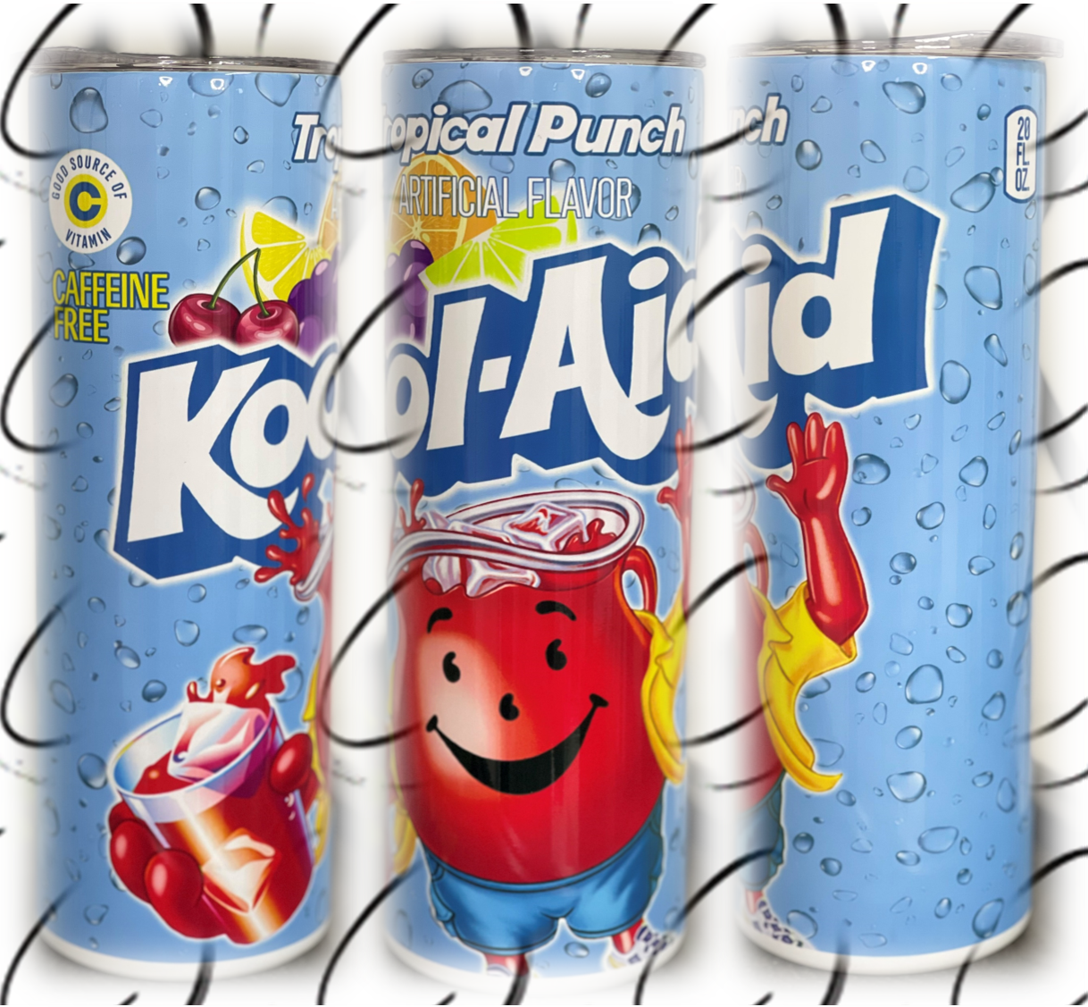 Kool-Aid Tropical Punch 20oz Skinny Tumbler