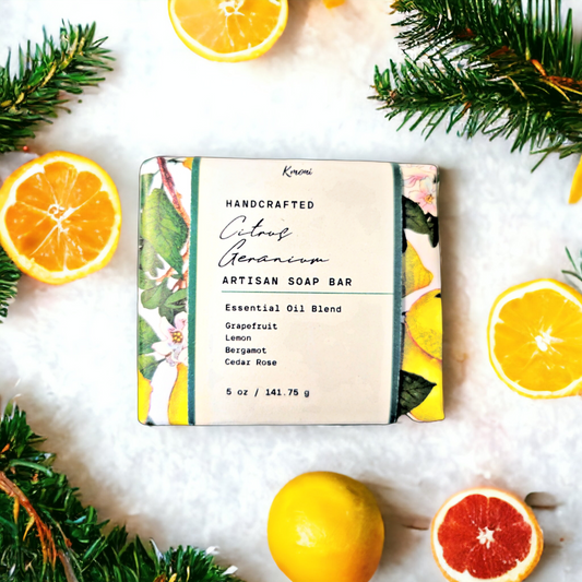 Citrus Geranium Artisan Soap